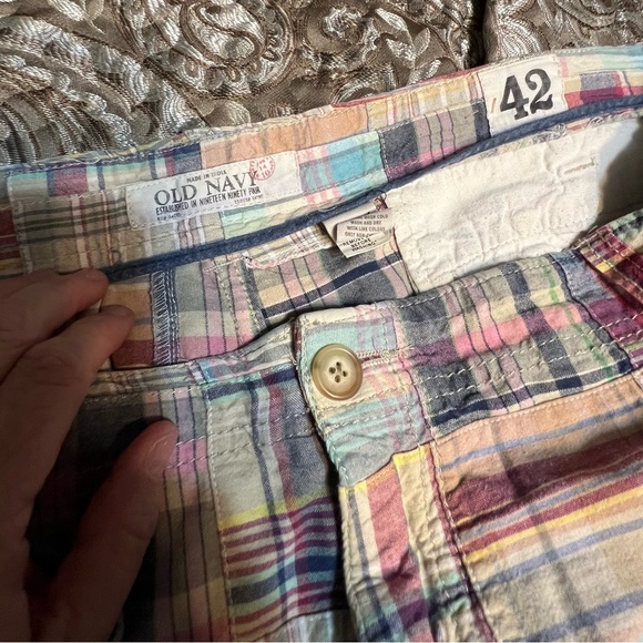 Plaid Men’s Size 42 Shorts Old Navy - Picture 3 of 5